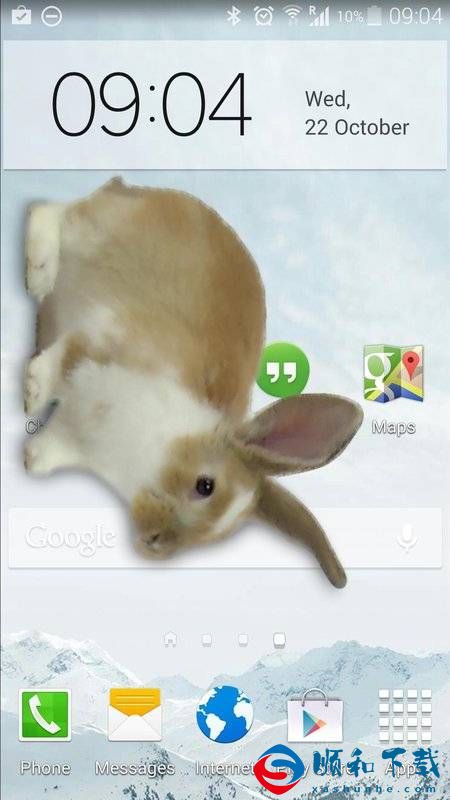 手机的小兔子玩笑搞笑版