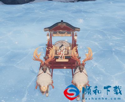 驰骋冰上江湖剑侠世界3驯鹿主题坐骑开启冬季狂欢